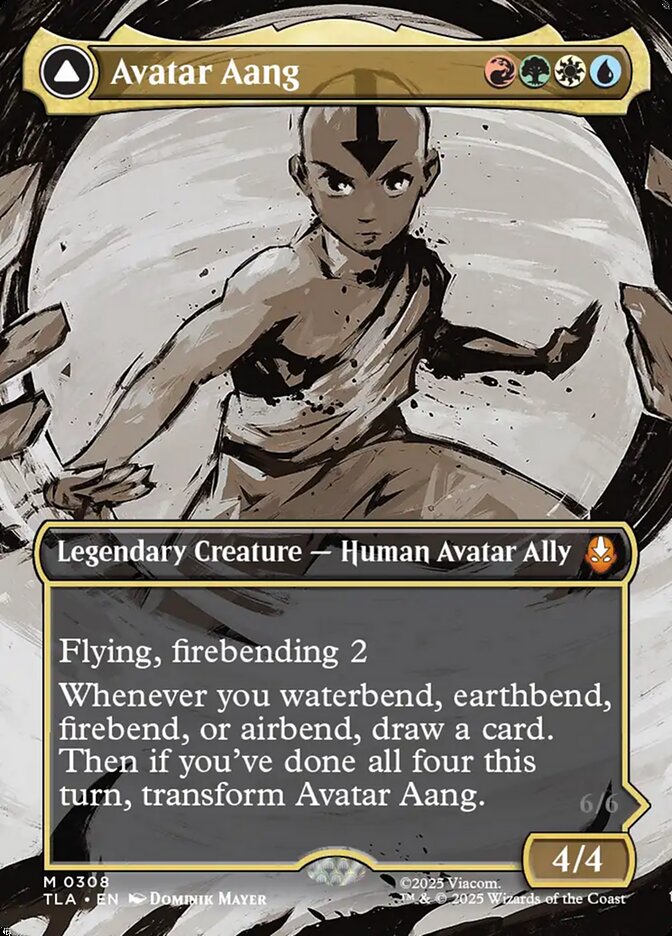 Avatar Aang // Aang, Master of Elements Magic: The Gathering card