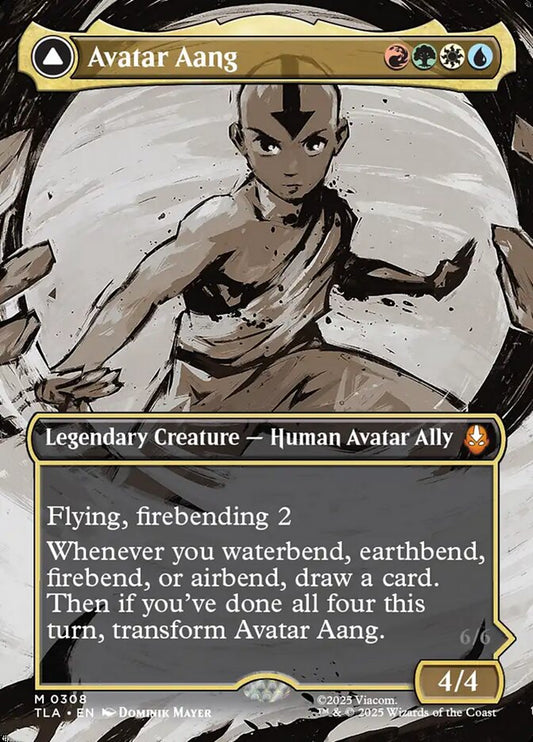 Avatar Aang // Aang, Master of Elements Magic: The Gathering card