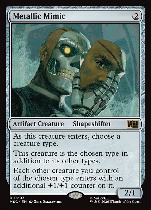 Metallic Mimic Magic: The Gathering card