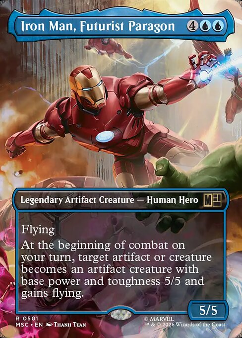 Iron Man, Futurist Paragon Magic: The Gathering card