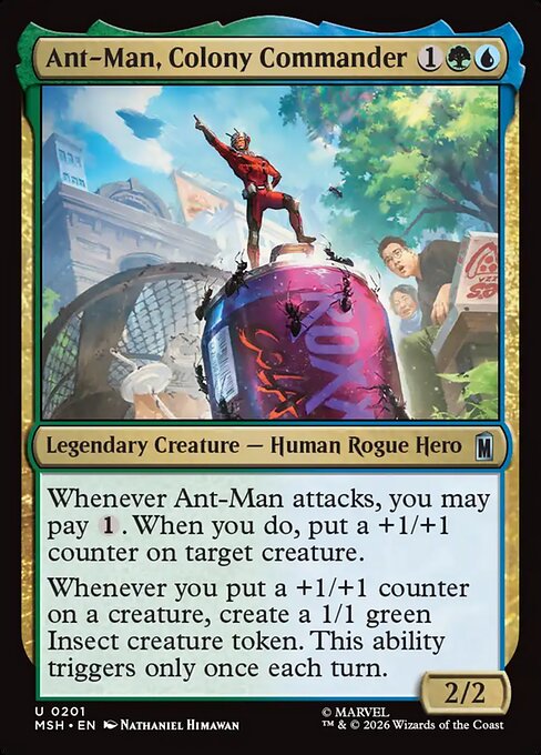 Ant-Man, Colony Commander Magic: The Gathering card