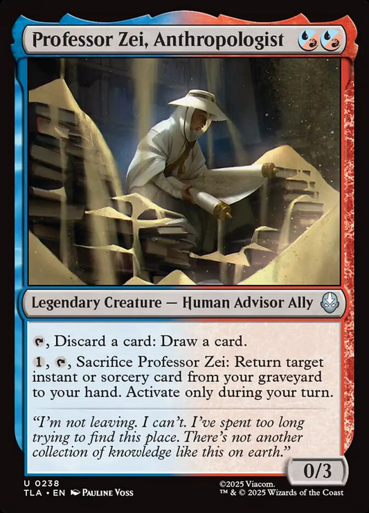 Professor Zei, Anthropologist Magic: The Gathering card