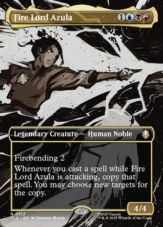 Fire Lord Azula Magic: The Gathering card