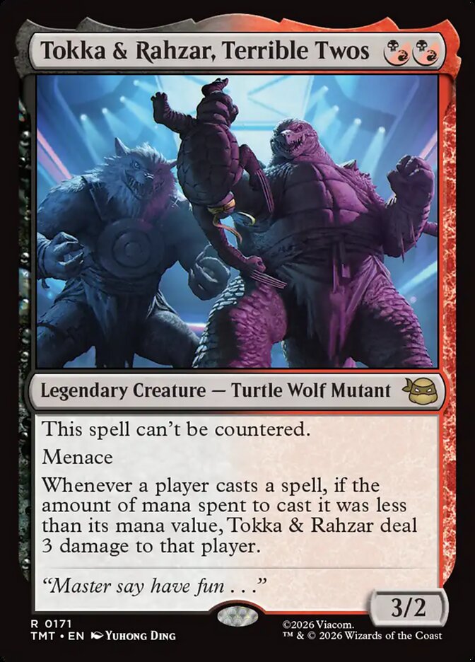 Tokka & Rahzar, Terrible Twos card image