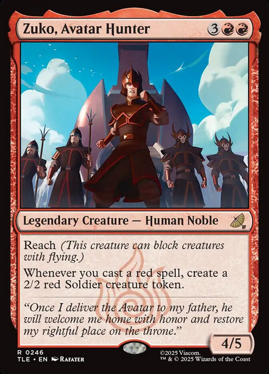 Zuko, Avatar Hunter card image