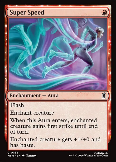 Super Speed Magic: The Gathering card