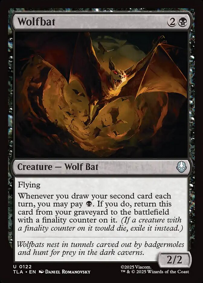 Wolfbat Magic: The Gathering card