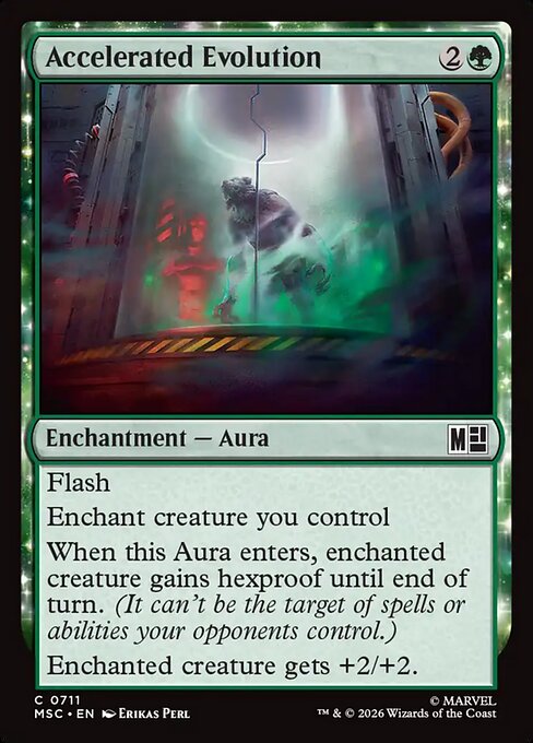 Accelerated Evolution Magic: The Gathering card