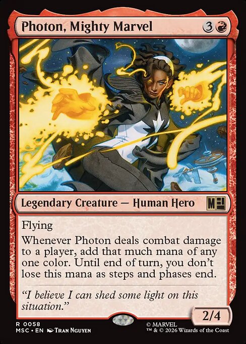 Photon, Mighty Marvel Magic: The Gathering card