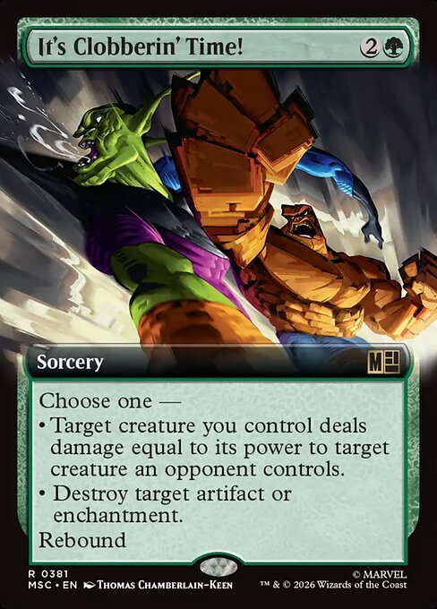 It's Clobberin' Time! Magic: The Gathering card