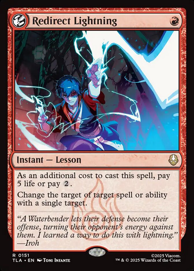 Redirect Lightning Magic: The Gathering card