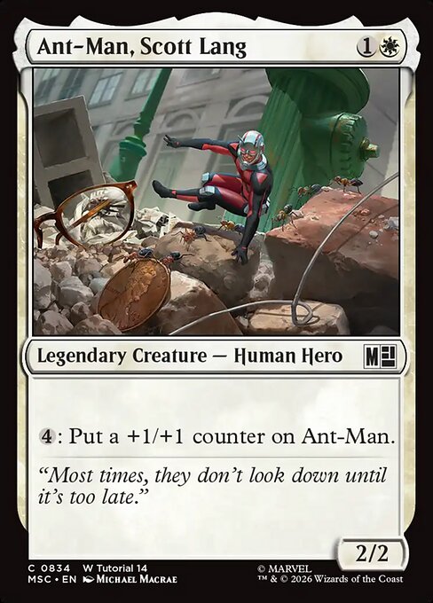 Ant-Man, Scott Lang Magic: The Gathering card