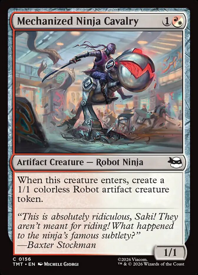 Mechanized Ninja Cavalry card image