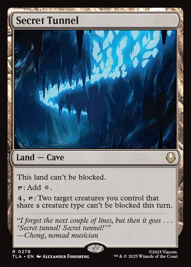 Secret Tunnel Magic: The Gathering card