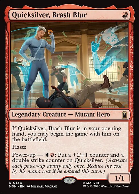 Quicksilver, Brash Blur Magic: The Gathering card