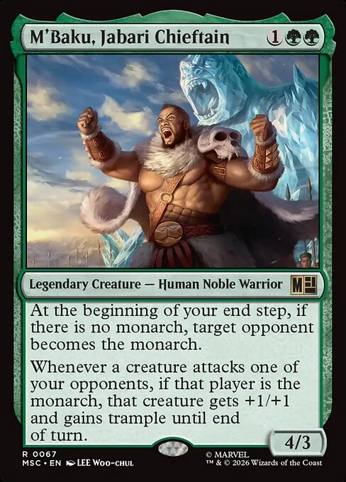 M'Baku, Jabari Chieftain Magic: The Gathering card