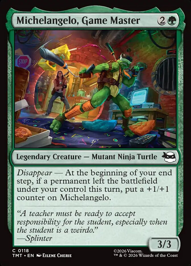 Michelangelo, Game Master card image