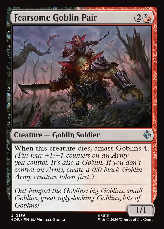 Fearsome Goblin Pair card image