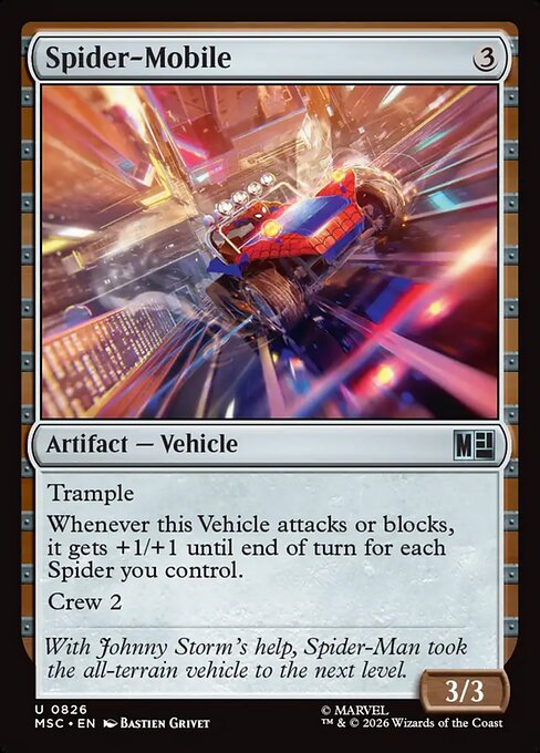 Spider-Mobile Magic: The Gathering card