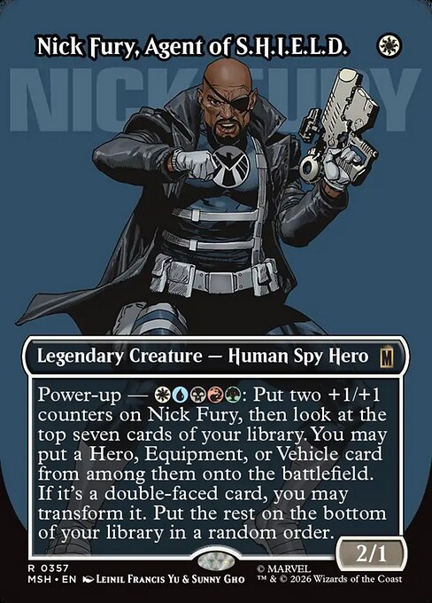 Nick Fury, Agent of S.H.I.E.L.D. Magic: The Gathering card