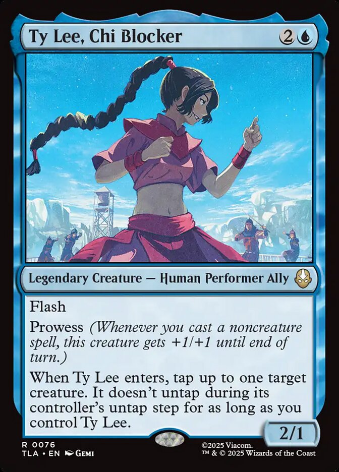 Ty Lee, Chi Blocker Magic: The Gathering card