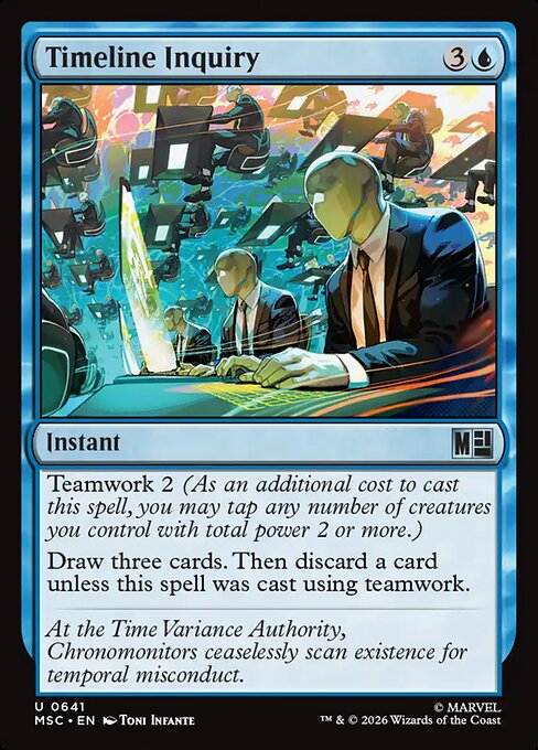Timeline Inquiry Magic: The Gathering card