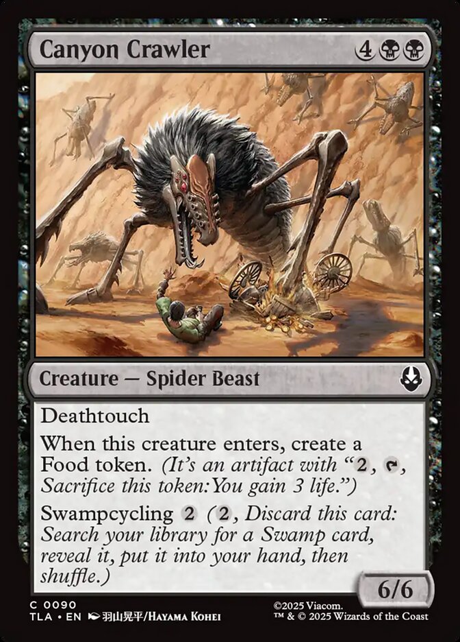 Canyon Crawler Magic: The Gathering card