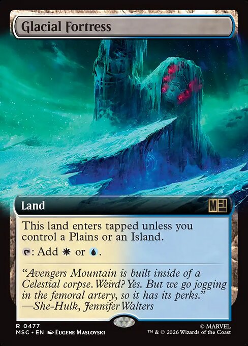 Glacial Fortress Magic: The Gathering card