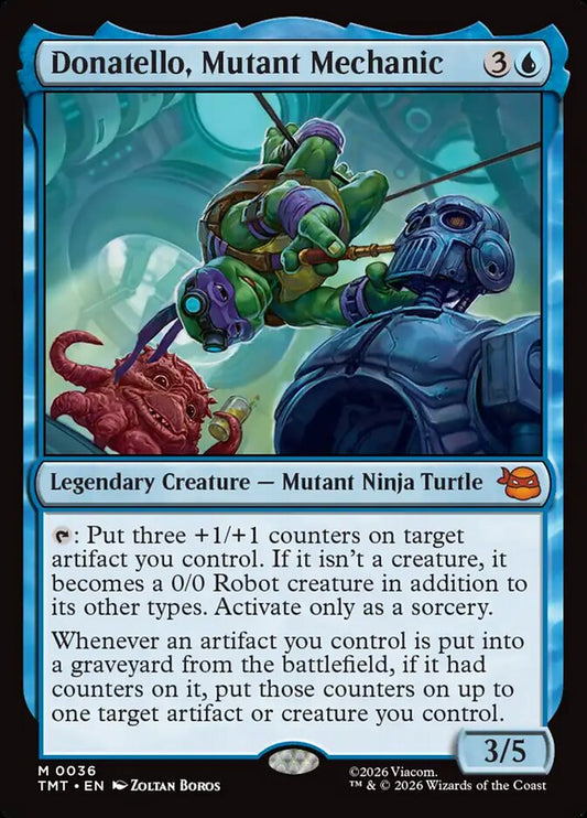 Donatello, Mutant Mechanic card image
