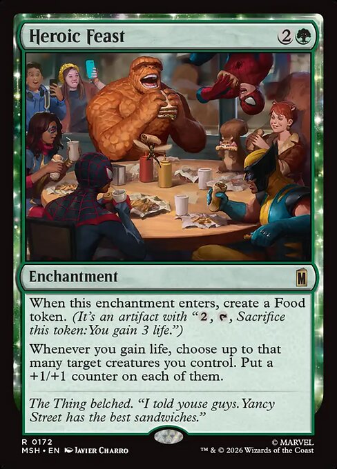Heroic Feast Magic: The Gathering card