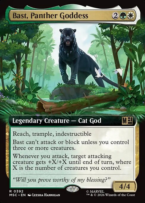 Bast, Panther Goddess Magic: The Gathering card