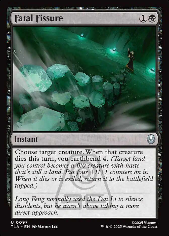 Fatal Fissure Magic: The Gathering card