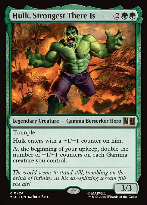 Hulk, Strongest There Is Magic: The Gathering card