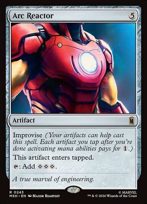 Arc Reactor Magic: The Gathering card