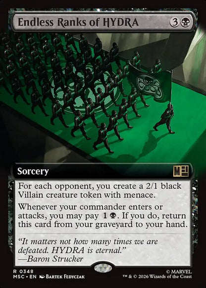 Endless Ranks of HYDRA Magic: The Gathering card