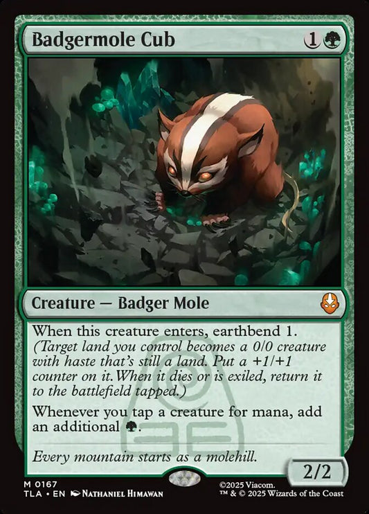 Badgermole Cub Magic: The Gathering card