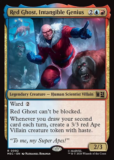 Red Ghost, Intangible Genius Magic: The Gathering card