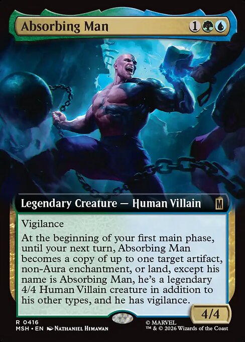 Absorbing Man Magic: The Gathering card