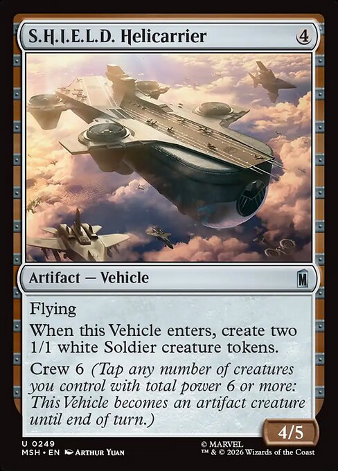 S.H.I.E.L.D. Helicarrier Magic: The Gathering card