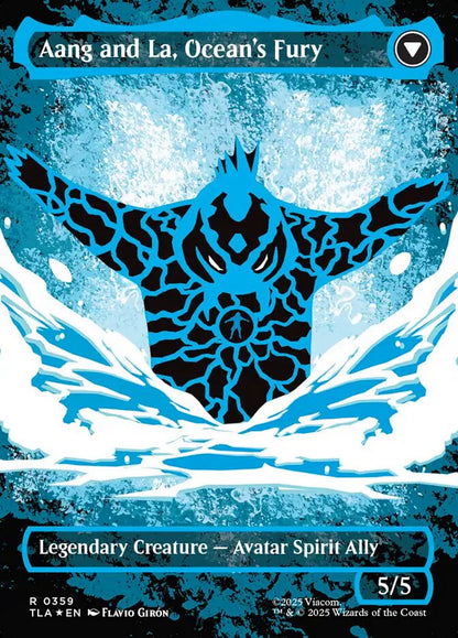 Aang and La, Ocean's Fury
