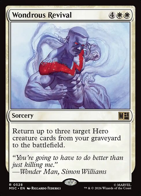 Wondrous Revival Magic: The Gathering card