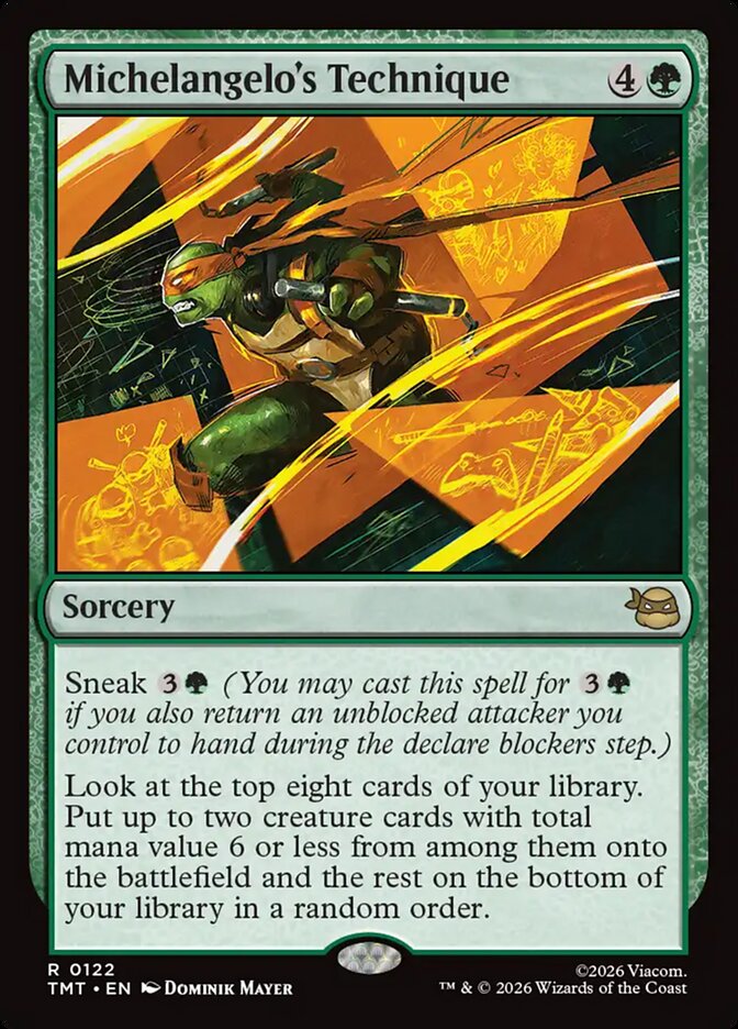 Michelangelo's Technique card image
