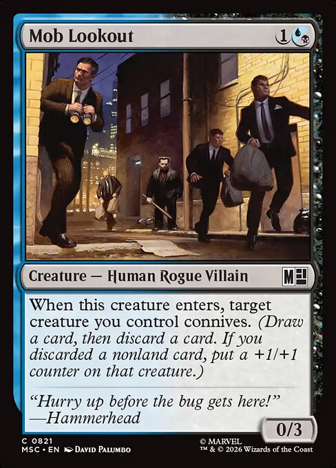 Mob Lookout Magic: The Gathering card