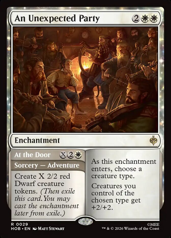 An Unexpected Party // At the Door card image