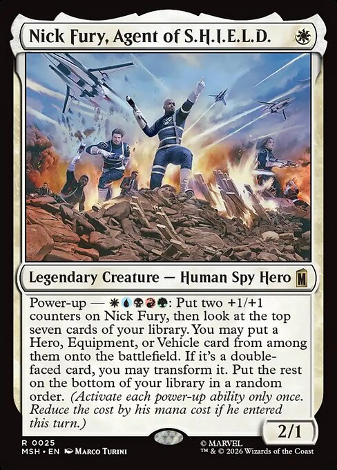 Nick Fury, Agent of S.H.I.E.L.D. Magic: The Gathering card