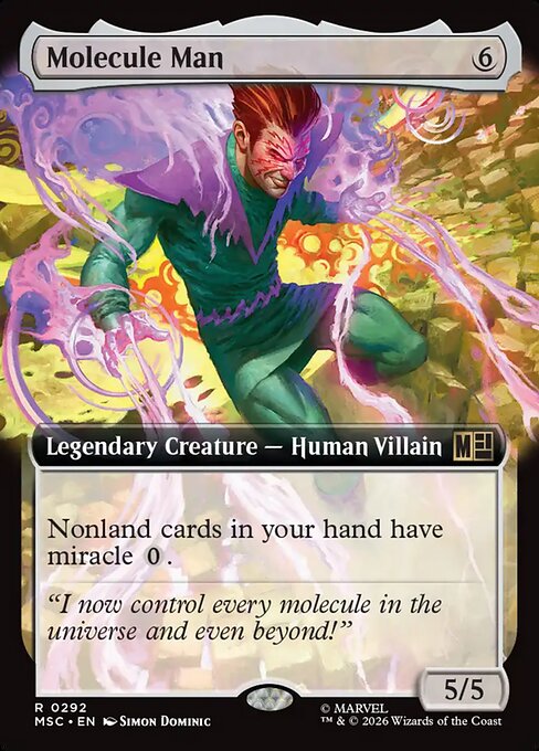 Molecule Man Magic: The Gathering card