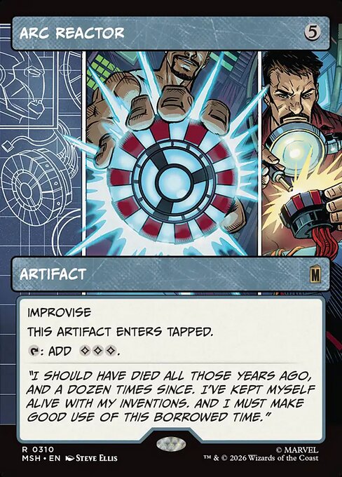 Arc Reactor Magic: The Gathering card