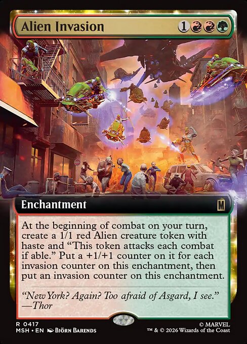 Alien Invasion Magic: The Gathering card