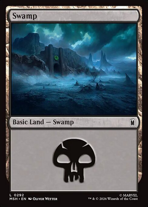 Swamp Magic: The Gathering card