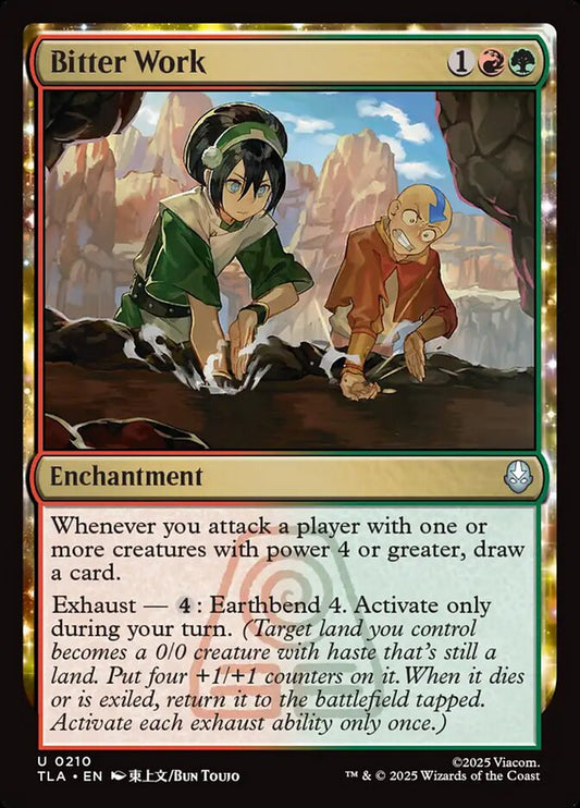 Bitter Work Magic: The Gathering card